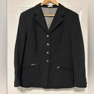 Pikeur Women’s Black Pinstripe Equestrian Blazer